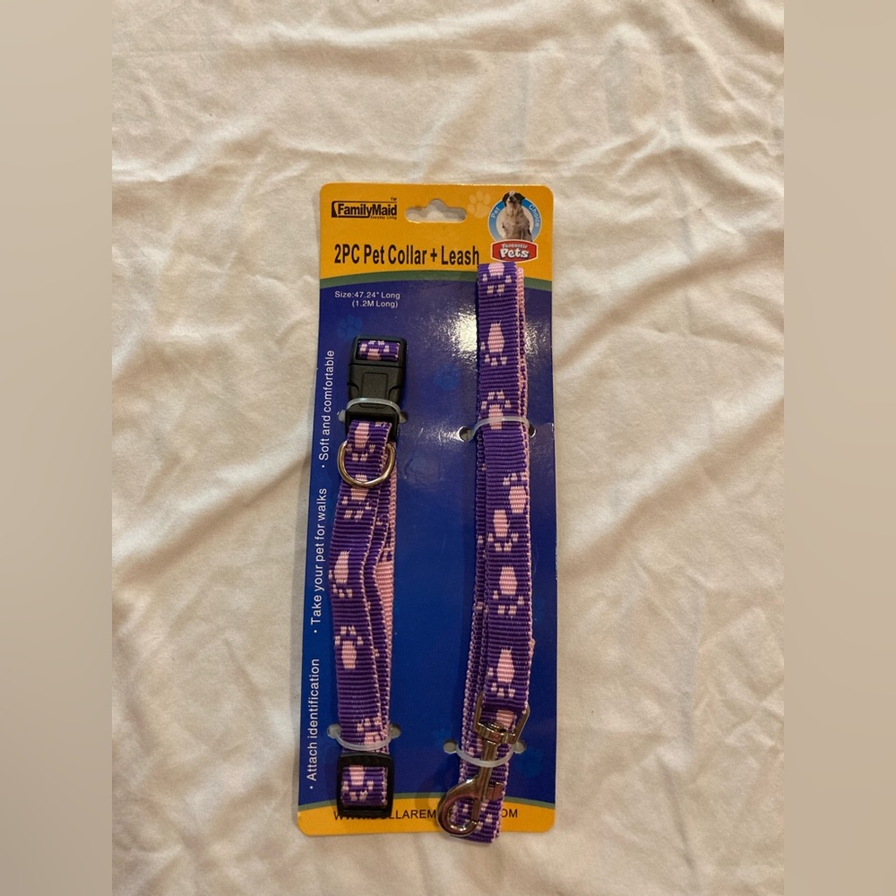 NWT FamilyMaid 
Dog Collar and Leash
Excellent Condition